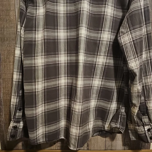 Arizona shirt mens size large button down long sleeve plaid flannel regular fit - Picture 7 of 9